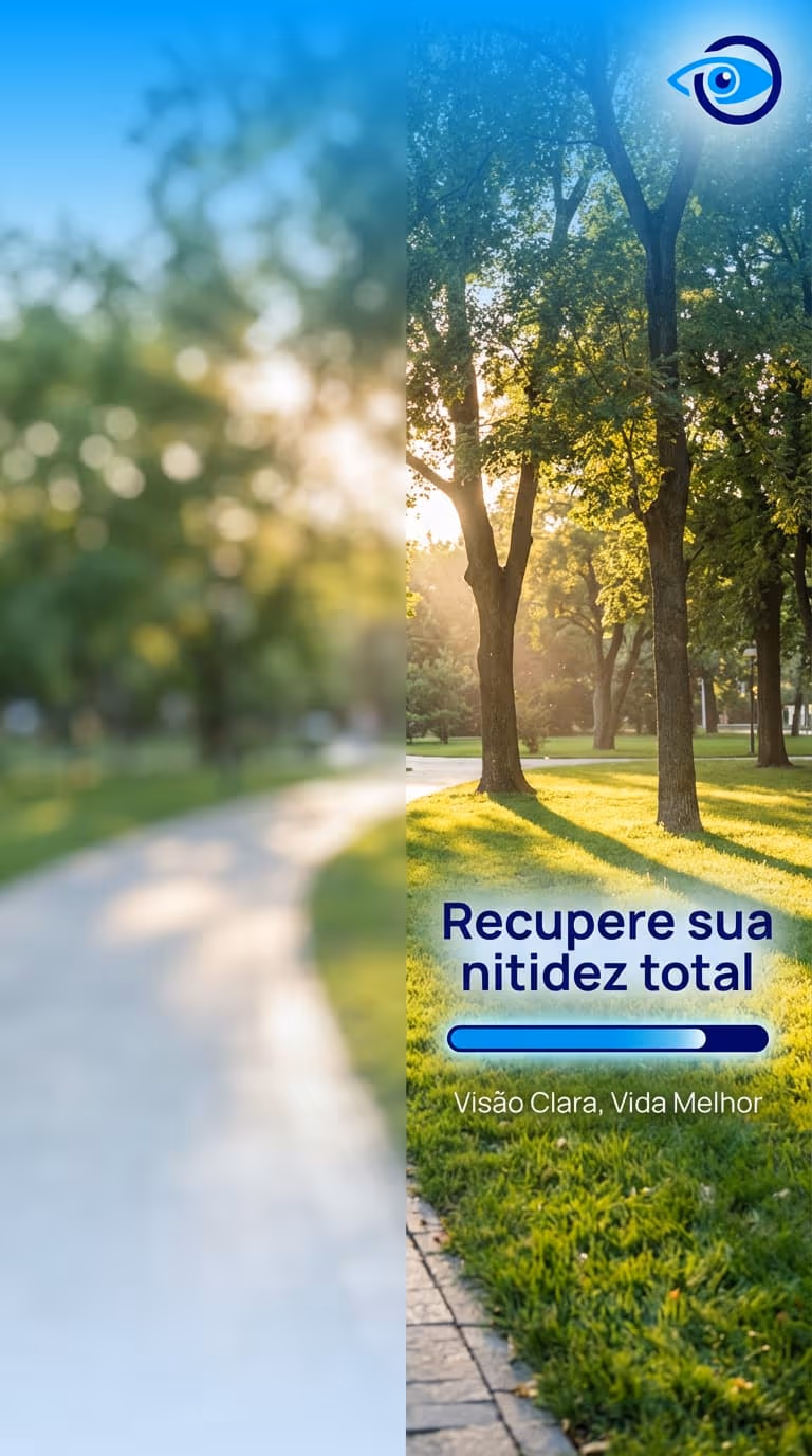 Cirurgia refrativa moderna na Ortolan Oftalmologia — PRK, LASIK, SMILE e lente fácica (ICL) conduzidos pela equipe formada na USP.